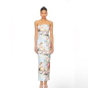 Revolve superdown Harmony Maxi Dress in Blue Multi